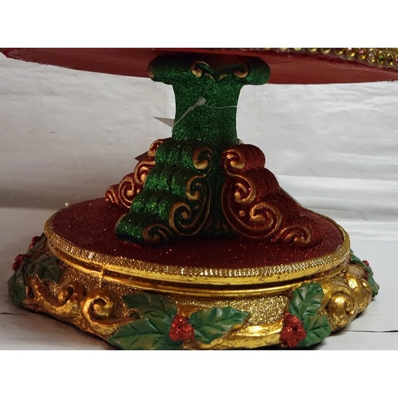 Pair 2019 Katherines Collection 24" Jeweled Cone Tree Christmas Wishes Holiday - Picture 10 of 11